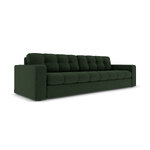 Sofa (justin) micadon riboto leidimo tamsiai žalias, struktūrinis audinys