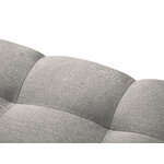 Dīvāns (justin) micadon limitēts izlaidums gaiši pelēks, strukturēts audums