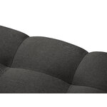Dīvāns (justin) micadon ierobežots izlaidums tumši pelēks, strukturēts audums