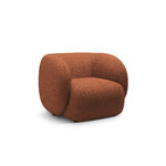 Atzveltnes krēsls 'kate' terakota, boucle