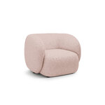 Кресло «Кейт» пудрово-розовое, букле