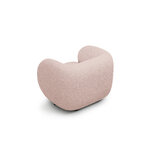 Кресло «Кейт» пудрово-розовое, букле