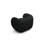 Кресло &#39;Кейт&#39; черное, букле