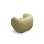 Чехол для кресла, подсолнух, меланж, структурированная ткань