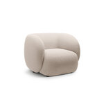 Кресло «чехол» бежевый, бархат