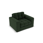 Fotelis &#39;justin&#39; tamsiai žalios spalvos, struktūrinio audinio