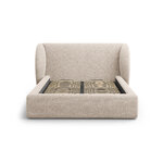 Bed (miley) beige, chenille, 140x200