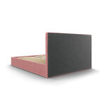 Pyla bed, (micadoni home) pink, velvet, 140x200