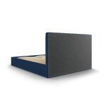 Pyla bed, (micadoni home) deep blue, velvet, 140x200