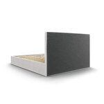 Pyla bed, (micadoni home) light gray, velvet, 160x200