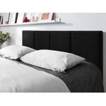 Pyla bed, (micadoni home) black, velvet, 160x200