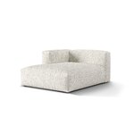 Диванный модуль &quot;Мартина&quot; серо-бежевый меланж, букле