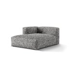 Sofa module 'martina' graphite, boucle