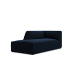 Chaise longue ruby, (micadoni home) deep blue, velvet, left