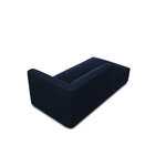 Chaise longue ruby, (micadoni home) deep blue, velvet, left