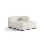 Диванный модуль &quot;Мартина&quot; серо-бежевый меланж, букле