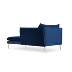 Kėdė agatas, (micadoni home) sodri mėlyna, aksominė, aukso metalo, geriau
