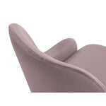 Olīvu krēsls, (micadoni home) lavanda, samts, melns metāla rāmis