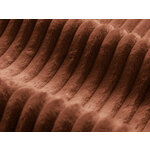 Stūra dīvāns 'martina' ķieģeļu krāsā, samta audums