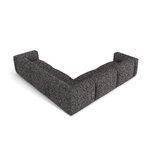 Stūra dīvāns 'martina' antracīts, bubulis