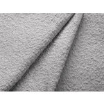 Symmetrical corner sofa &#39;lupine&#39; light grey, boucle