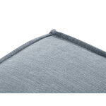 Чехол с ворсом «Милтон», приглушенно-голубой, структурированная ткань