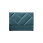 Headboard arkose, (micadoni home) gasoline, velvet, 160