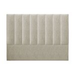 Headboard marl, (micadoni home) beige, velvet, 160