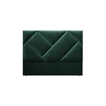 Headboard arkose, (micadoni home) bottle green, velvet, 180