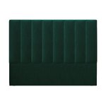 Headboard marl, (micadoni home) bottle green, velvet, 180