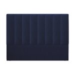 Headboard marl, (micadoni home) deep blue, velvet, 180