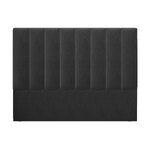 Headboard marl, (micadoni home) dark gray, velvet, 180