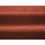 Угловой диван «Ада» каштановый, структурированная ткань, левый