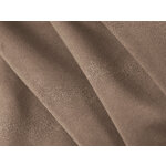 Угловой диван «Бэми» серо-коричневый, бархат, левый