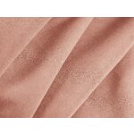 Угловой диван «Бэми» розовый, бархат, левый