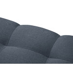 Corner sofa (justin) micadon limited edition dark blue, structured fabric, left