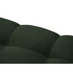 Kulmasohva (justin) micadon rajoitettu erä tummanvihreä, strukturoitu kangas, vasen