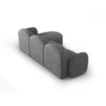 Corner sofa &#39;blair&#39; dark grey, chenille, left