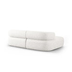 Corner sofa &#39;jenny&#39; light beige, chenille, left