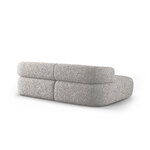 Corner sofa &#39;jenny&#39; light grey, boucle, left
