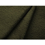 Диван-букле угловой "Дженни" зеленый, букле, левый