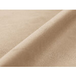 Corner sofa 'eden' dark beige, velvet, left