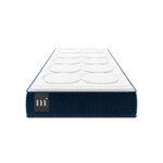 Kavaja mattress, (micadoni home) white and blue, structured fabric, 90x200