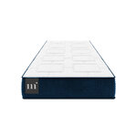 Матрас мунди, (микадони хоум) бело-голубой, структурная ткань, 90х200