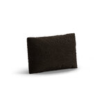 Подушка «мак» коричневая, букле