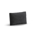Cushion &#39;poppy&#39; dark grey, boucle