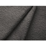 Cushion &#39;poppy&#39; dark grey, boucle
