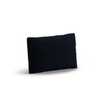 Подушка «Мак» королевско-синяя, бархат