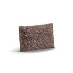 Подушка «маковая», коричневая, шенилл