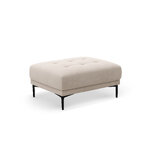 Табурет «Бэми» бежевый, бархат